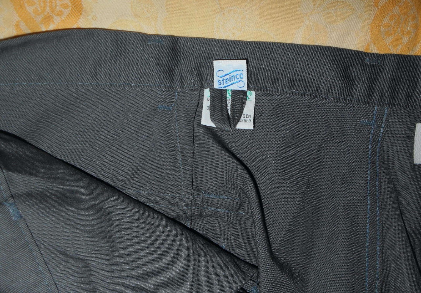 Vtg XL Work/Cargo Pants, 5 pockets, Trevira Steinco Germany 1980s or 70s unused
