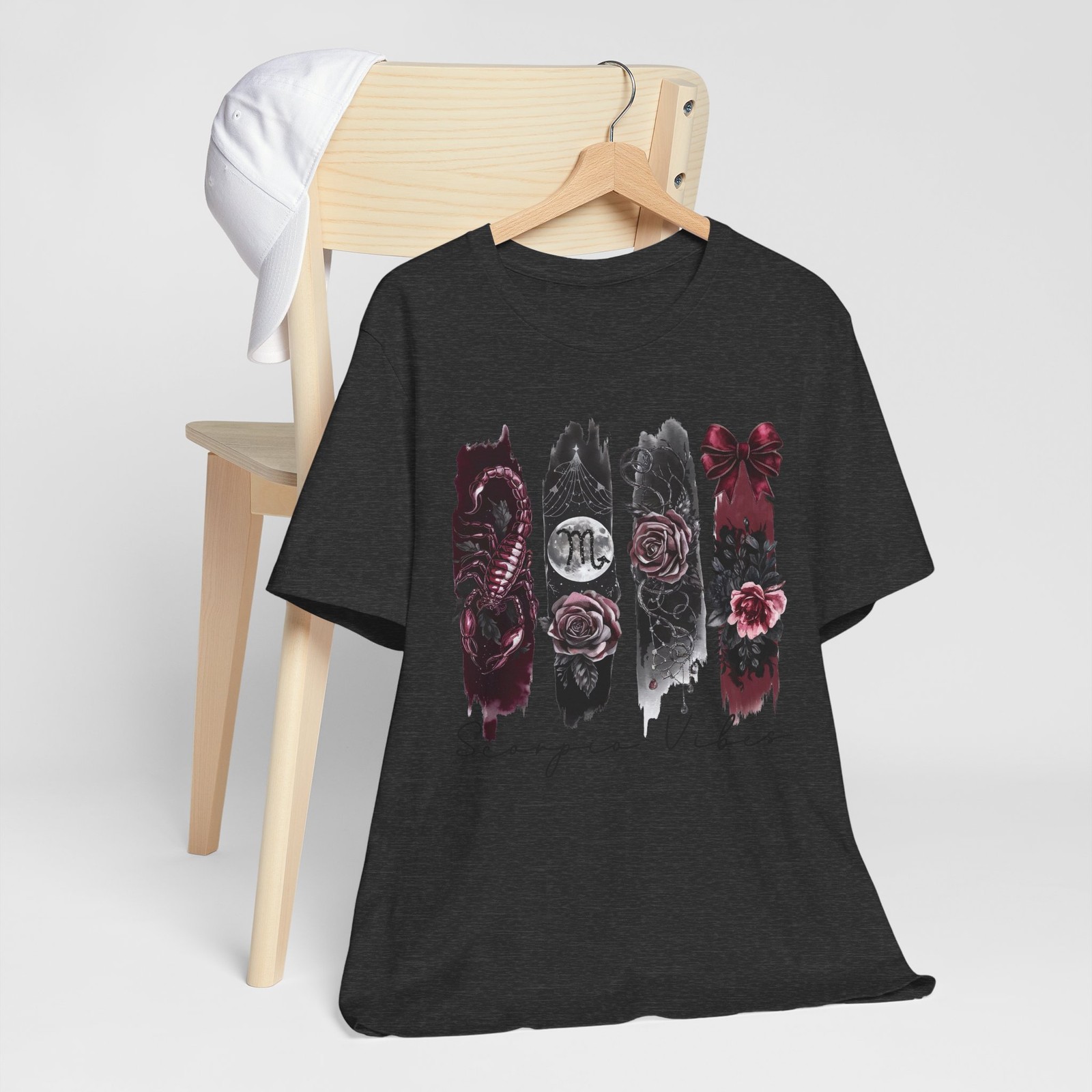 Graphic Tee Scorpia Vibes , Casual Zodiac T-shirt, Relaxed Fit Tee
