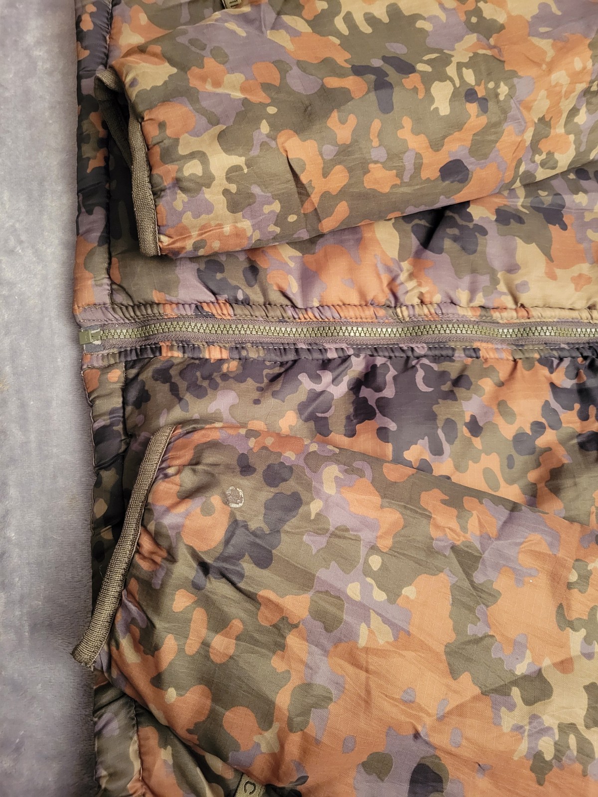 Mil Tec Sturm Thermal Jacket Men Small Reversible Camouflage German Military