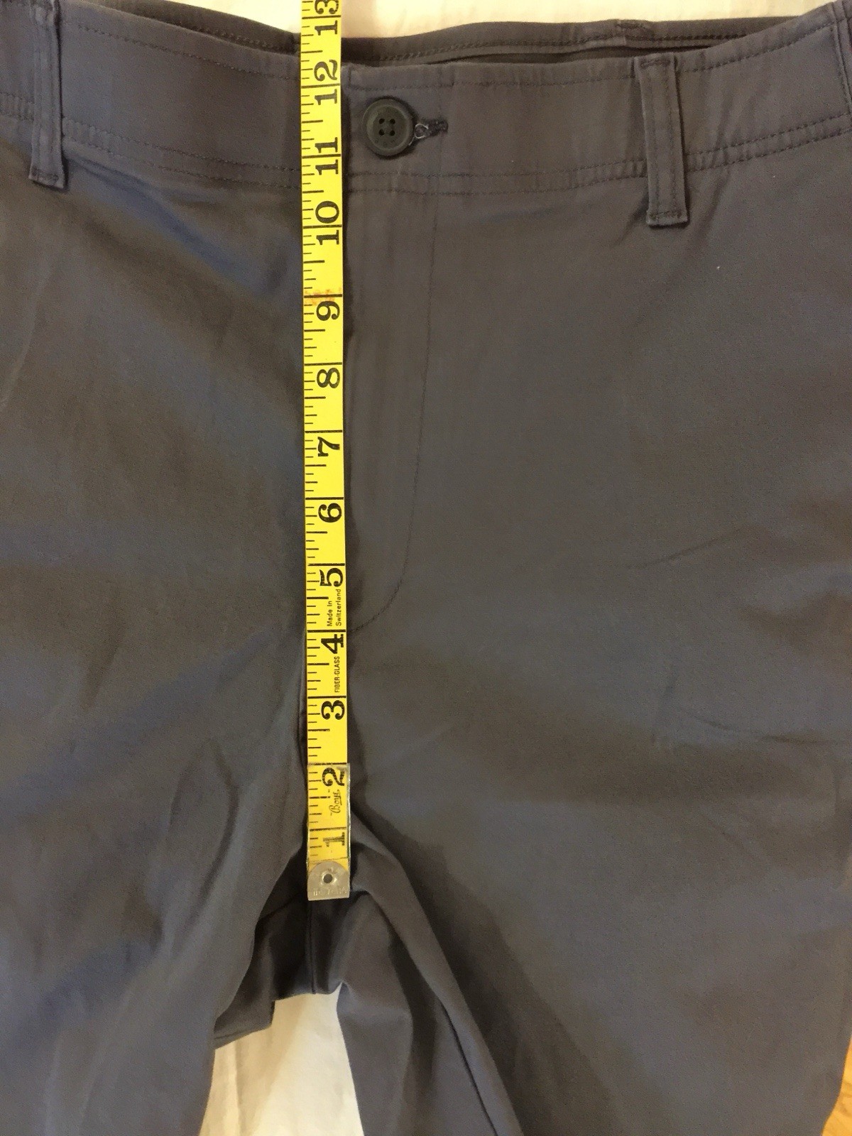 NWT Men Lee 98% Cotton 2% Elastane Short SZ 36 Extreme Motion Charcoal 104183503