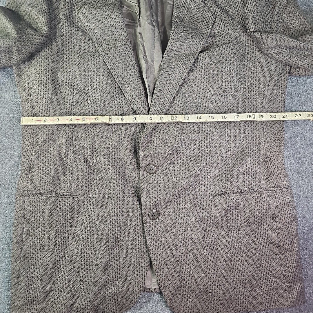 VTG MANI Giorgio Armani Tweed Wool Cashmere Jacket 44 Reg Sports Coat Italy Made