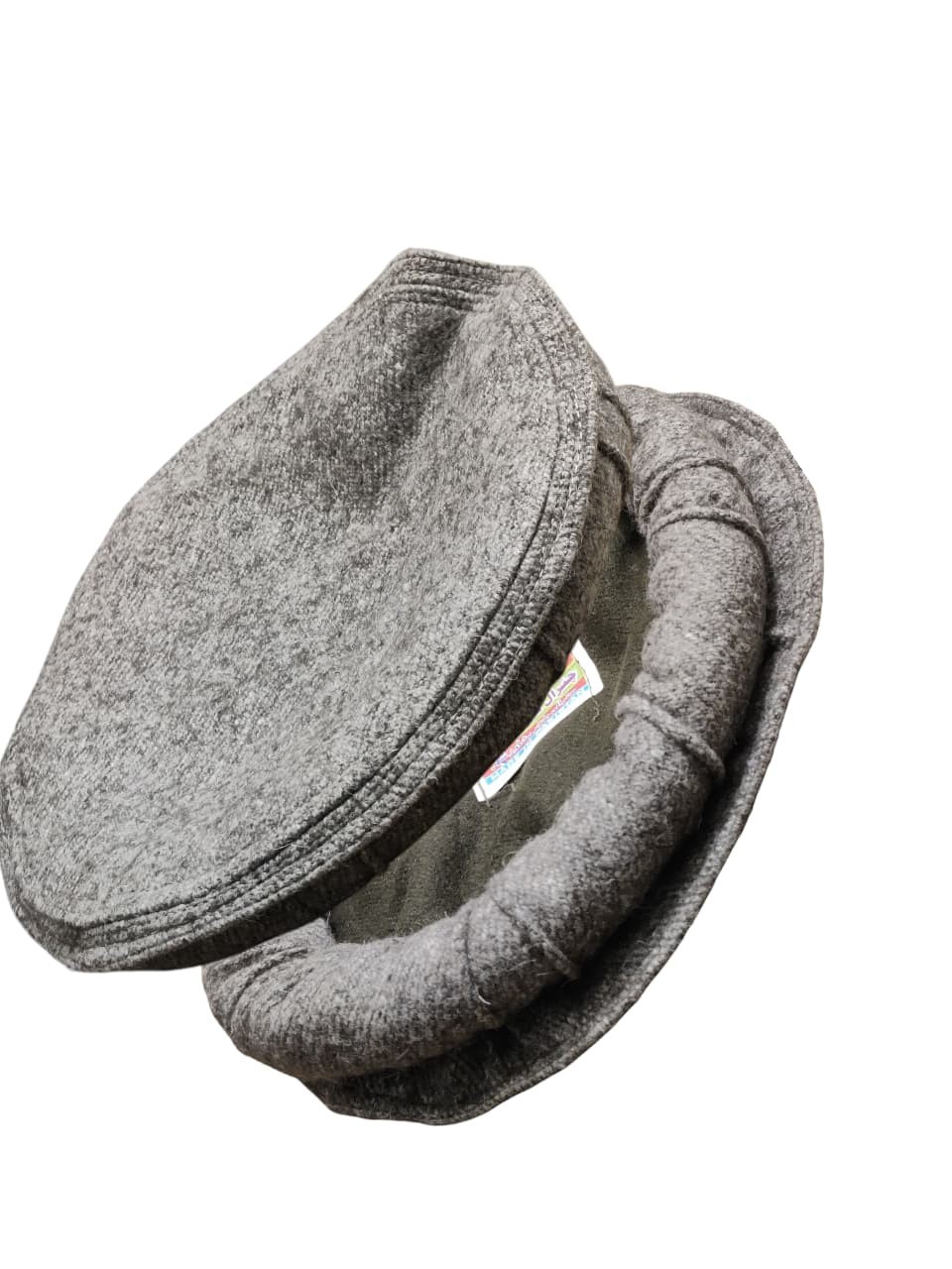 Afghan pakol hat, Handmade chitrali pakul, round up wooles hat