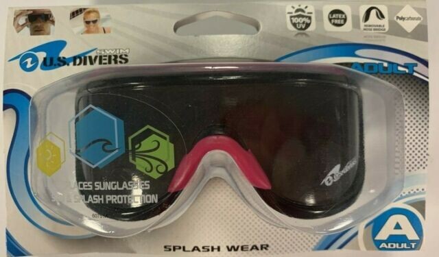 Aqua Lung Adult Splash Wear Sunglasses Full Coverage 100% UV Protection Beach P
