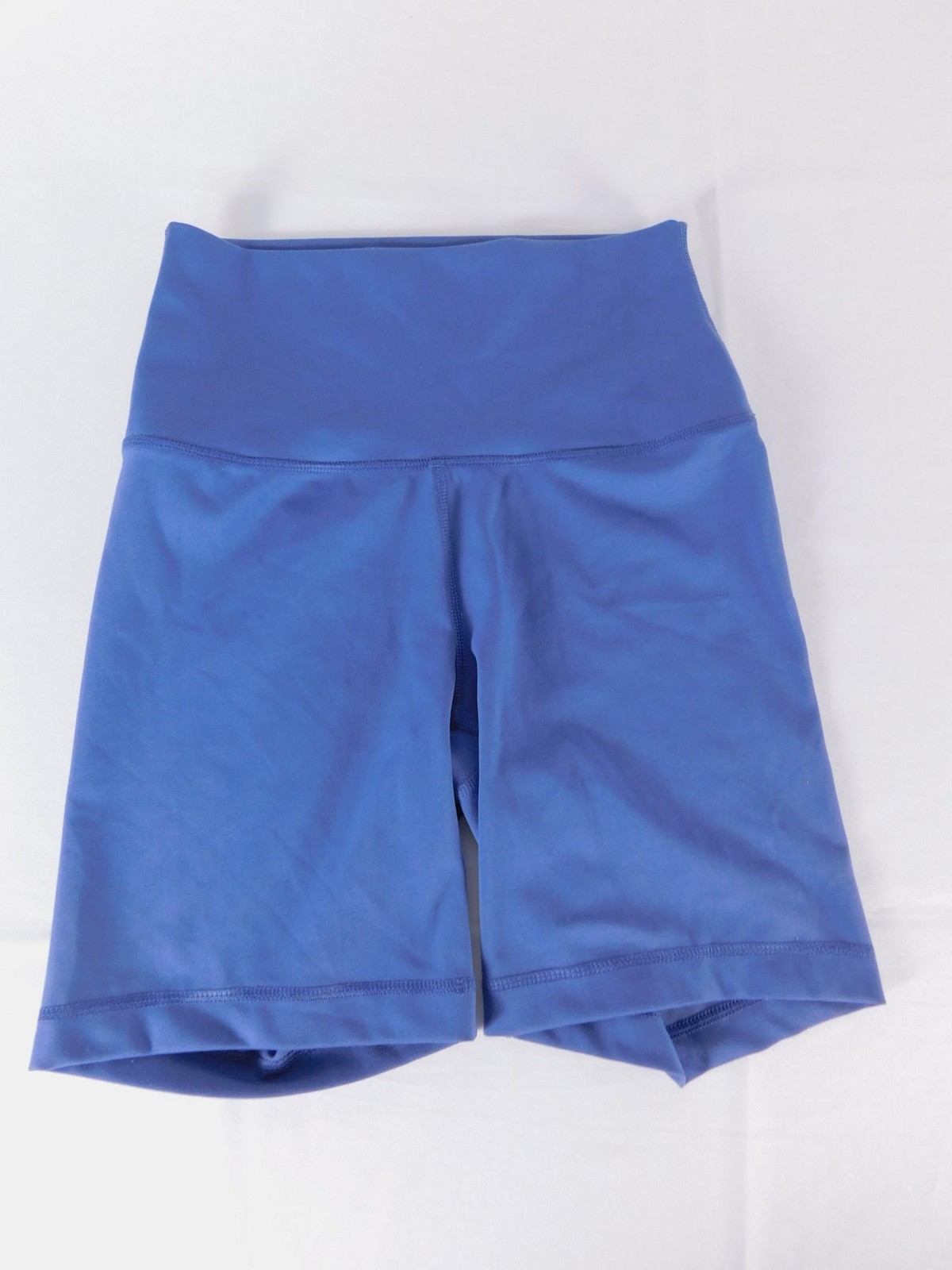 Yogalicious Biker Shorts Womens Small Blue Lux Everyday 7 High Waist Yoga Gym