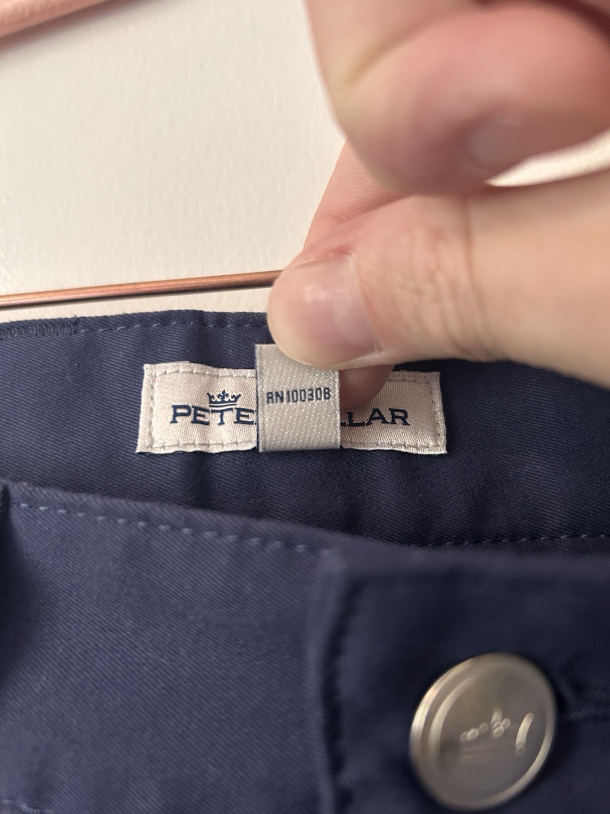 Peter Millar Men’s Chino Pants Navy 30×34