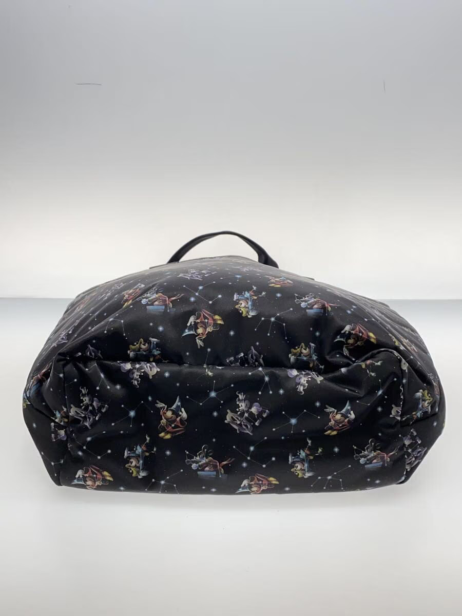 PORTER Disney Tote Bag Nylon Black All Over Pattern