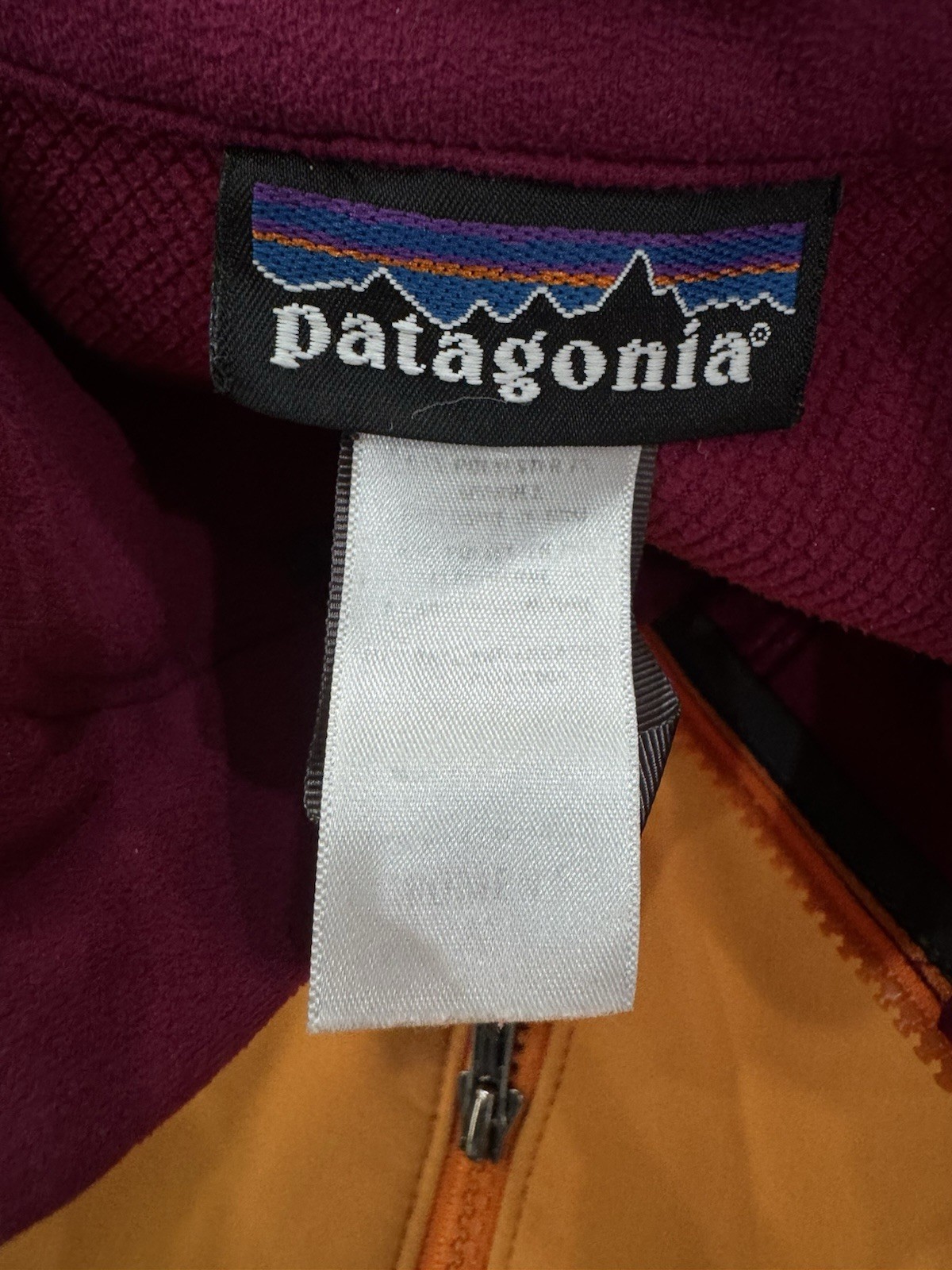 Patagonia Women’s Adze Softshell Jacket MEDIUM Orange Full Zip Outdoor *SEE PICS