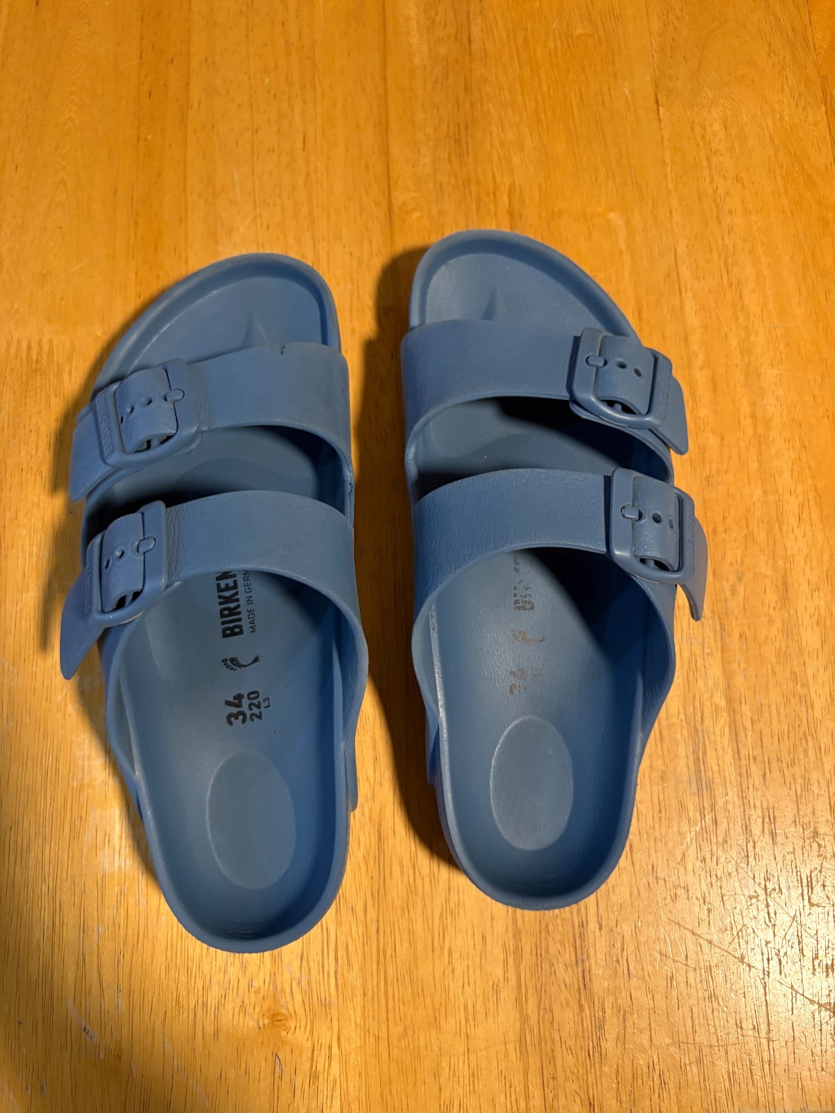 Birkenstock Women’s Blue Sandals EVA Size 34 (US 5.5)