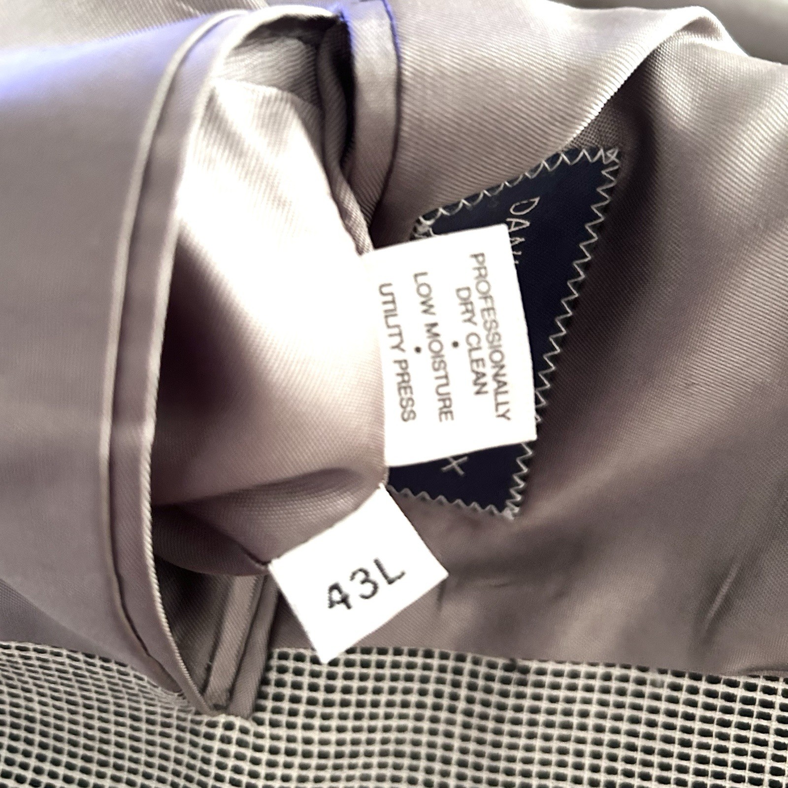 Daniel Cremieux Black & White Mini-check patterned 43L Sport Jacket