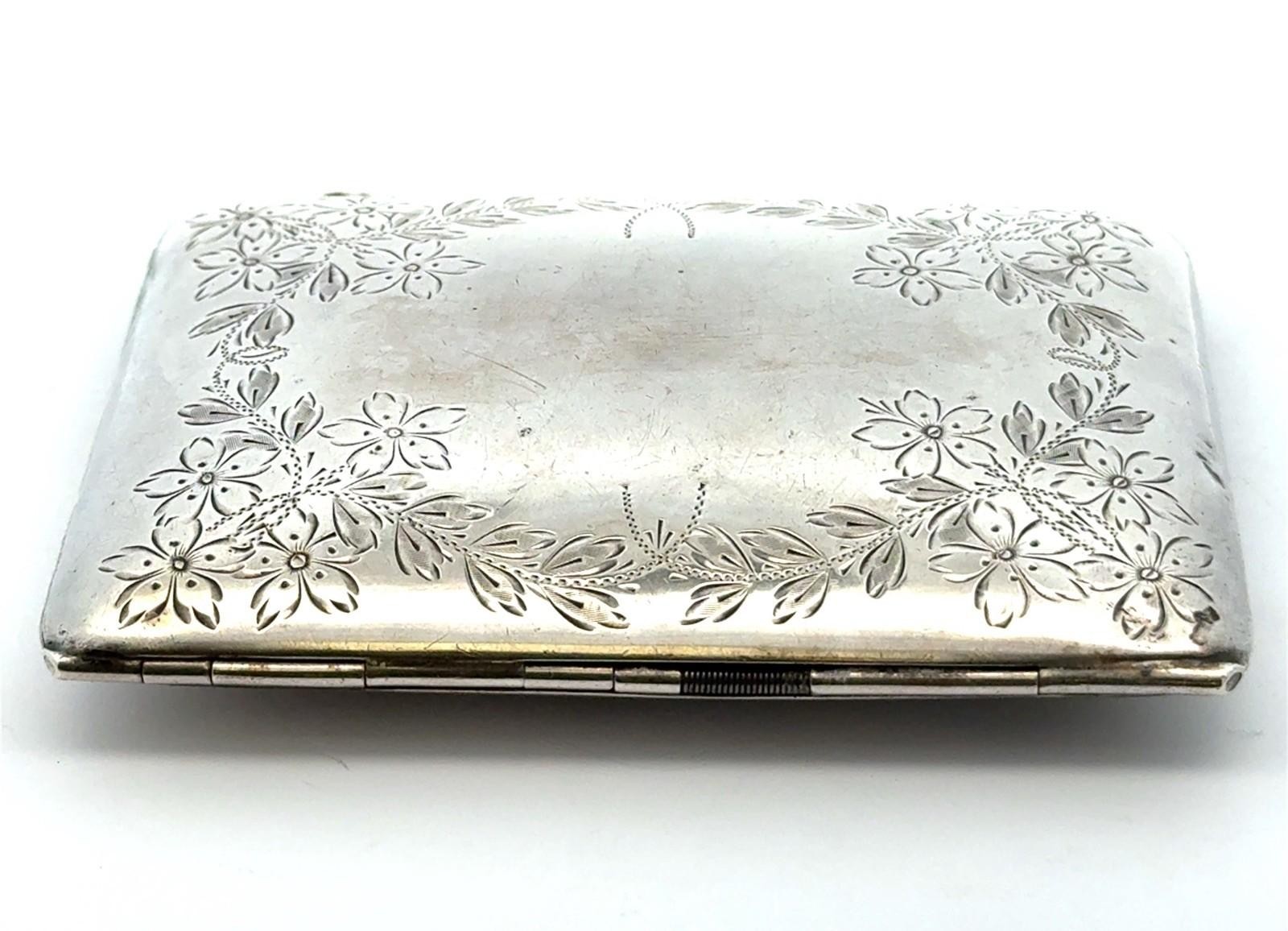 WHSCO .925 Sterling Silver Coin Compact Purse, NO MONO, 96.6g