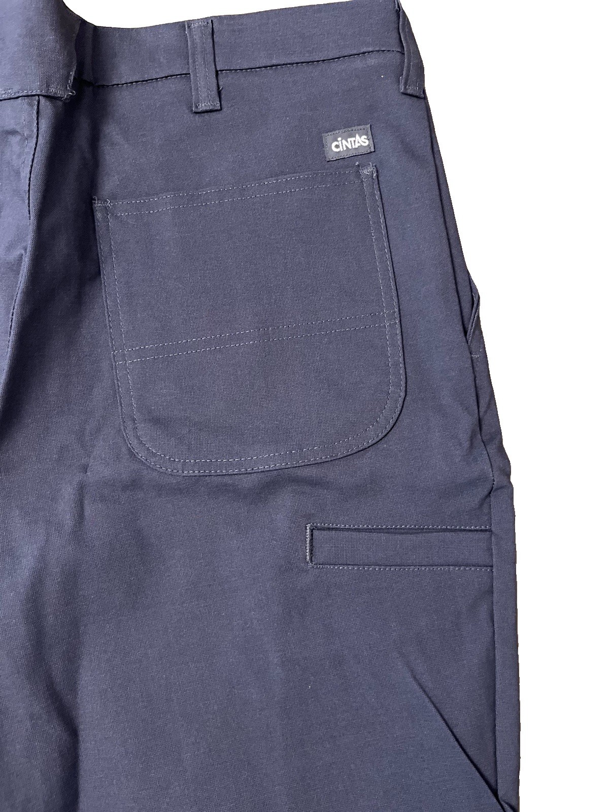 Cintas Pair Of Comfort Flex Pro Work Pants Blue 33×30
