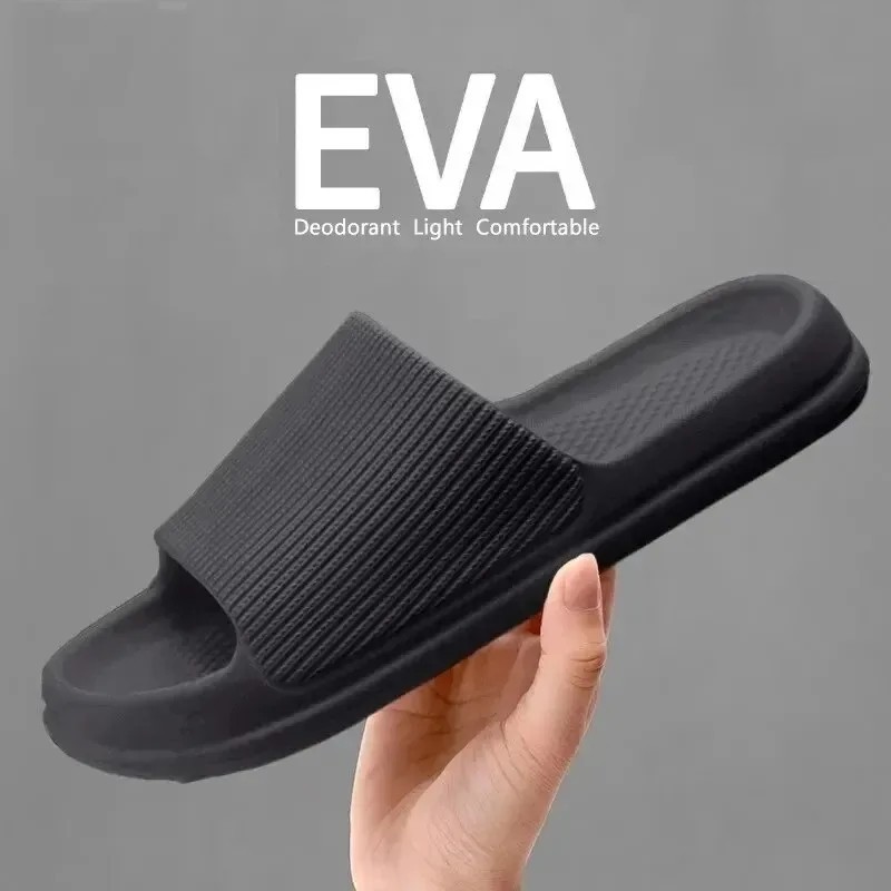 Men Women EVA Cloud Slippers Ultra Soft Anti Slip Shower Slides Bathroom Shoes X