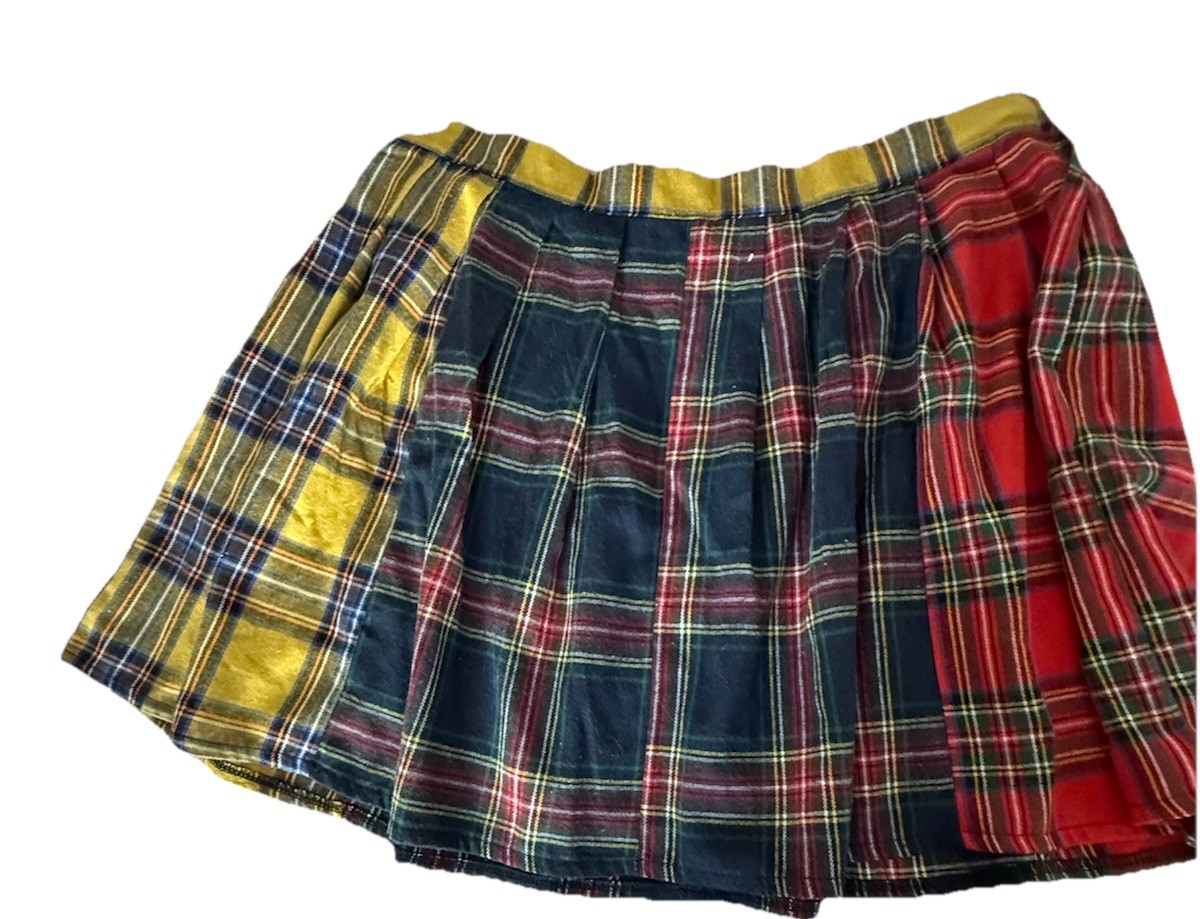 SHEIN Schoolgirl Or Punk Plus Size Plaid mini pleated skirt Size 1XL
