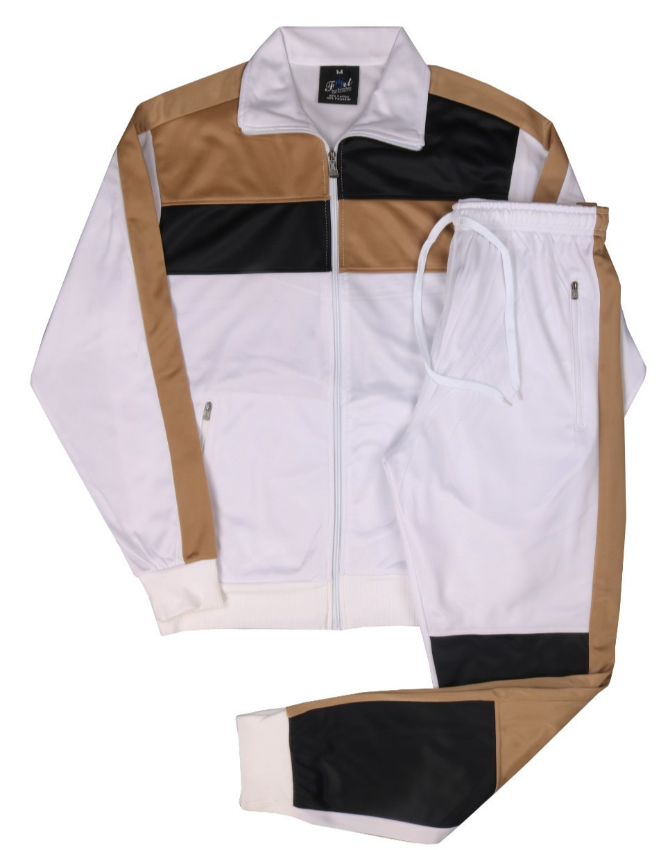 MEN 2TONE SPRING JOGGER TRACKSUIT GYM JOGGING ACTIVEWEAR S M L XL 2XL 3XL 4XL