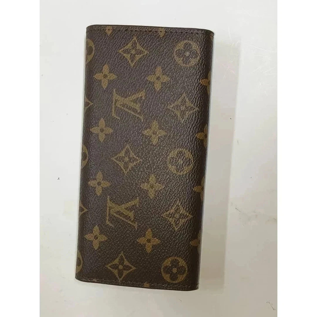 Louis Vuitton Porte Monnaie Monogram Pochette Credit Long Wallet (M61725)