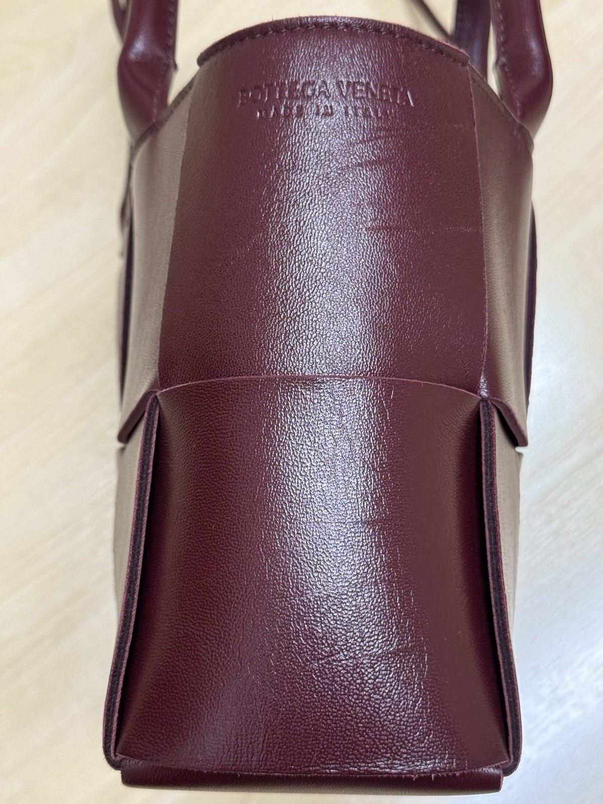 Bottega Veneta Mini Arco Intrecciato Leather Tote Bag