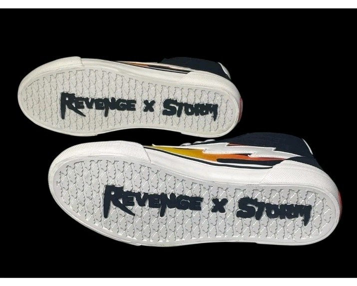 Authentic Revenge X Storm Vol. 2 High-Top Black Flame Men’s Size 13 New in Box