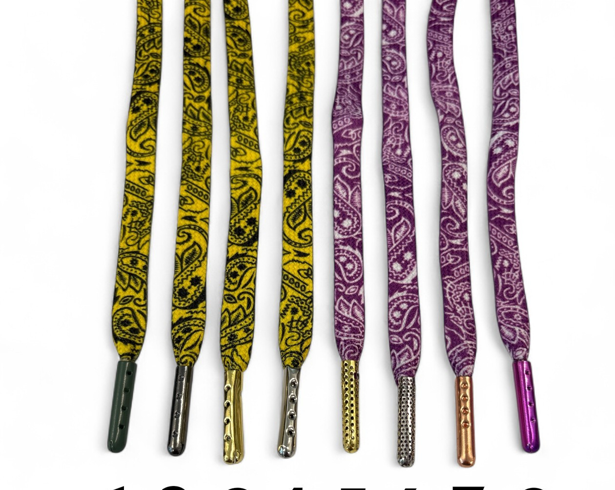 Stylish Strings: Bandanna Shoe Laces Pick your color. 18″- 72″ long