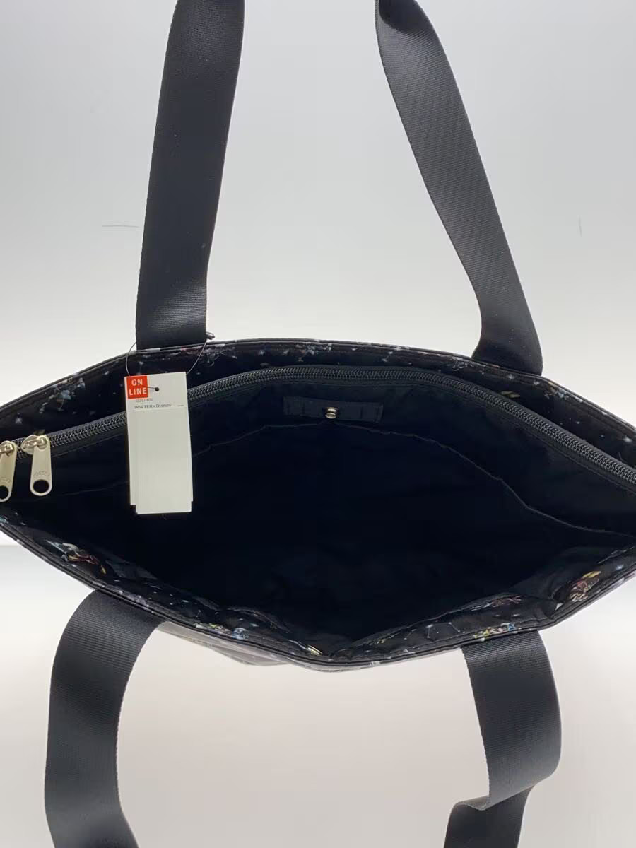 PORTER Disney Tote Bag Nylon Black All Over Pattern
