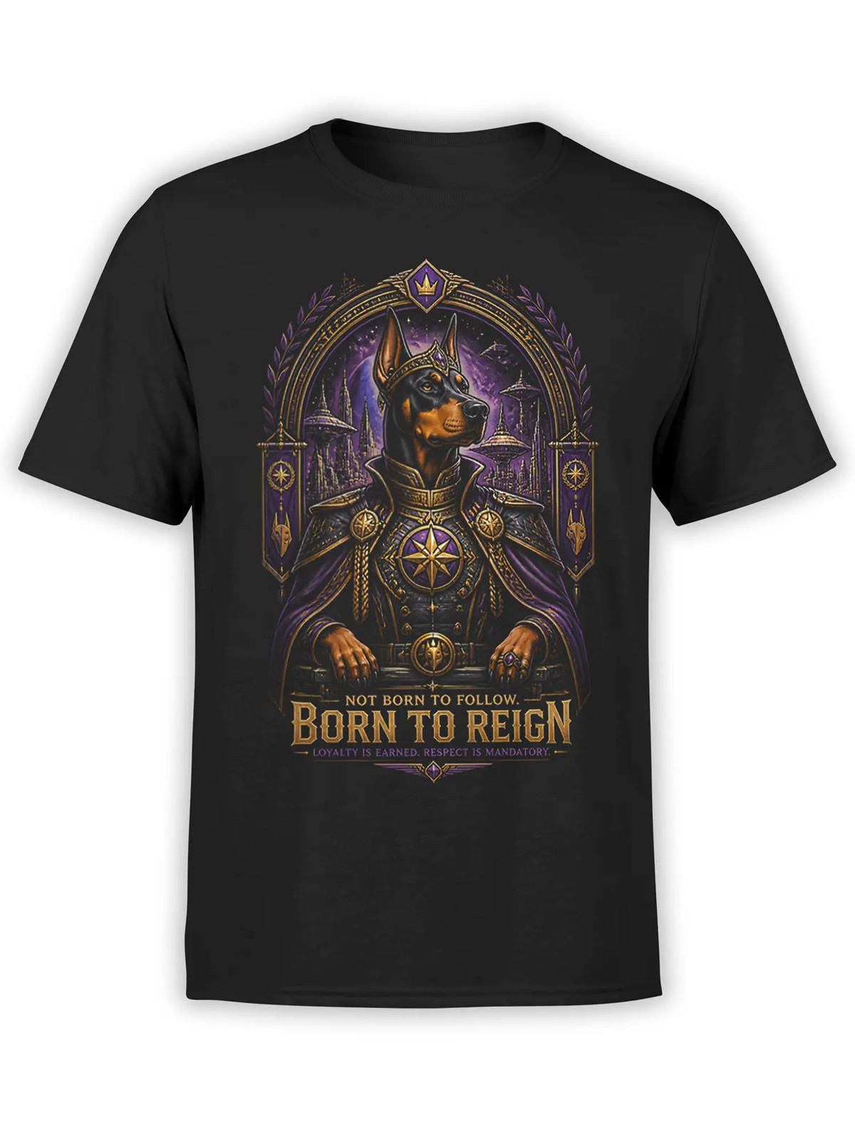 Galactic Regent Doberman T-Shirt | Unisex
