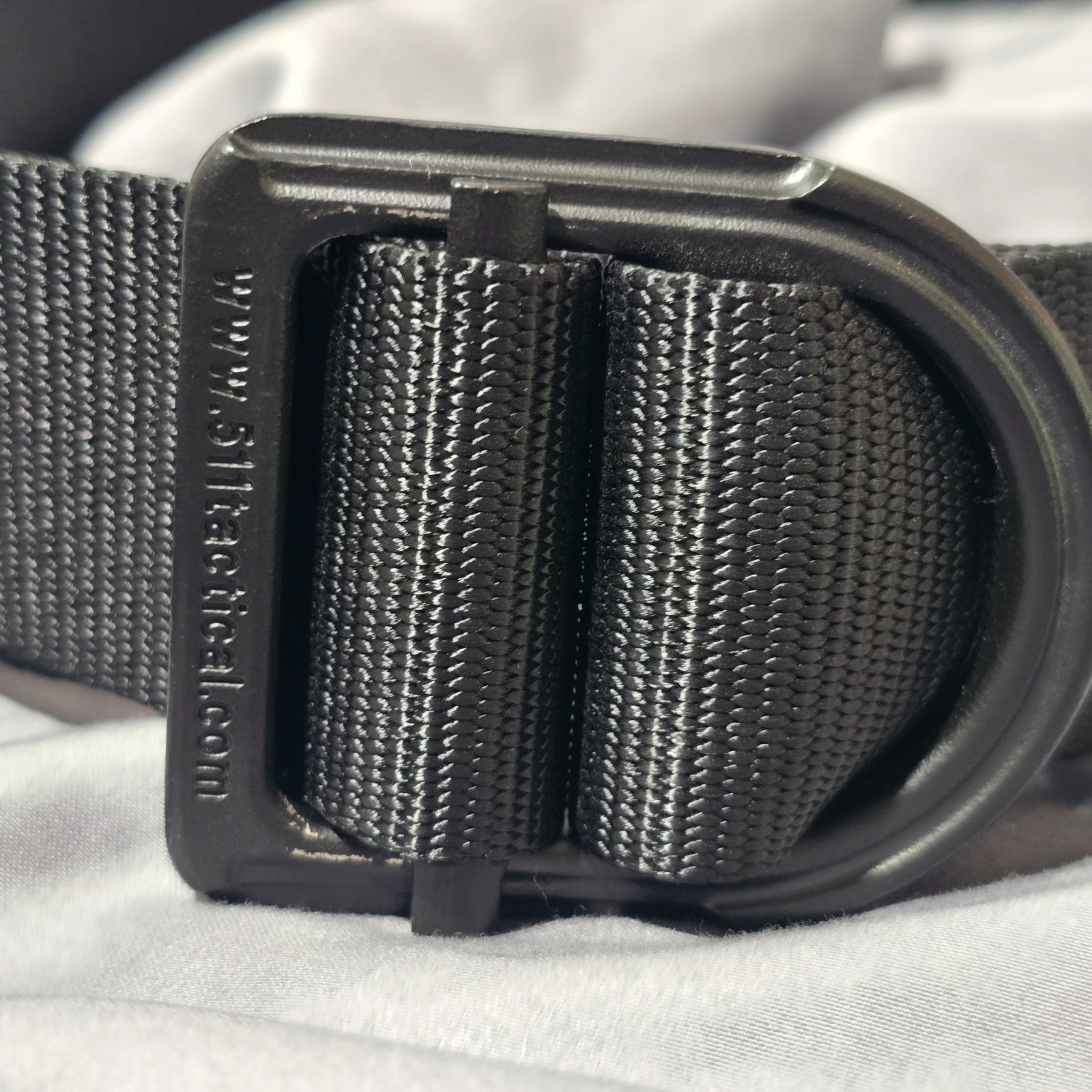 5.11 Tactical Style 59405 Black Nylon Duty Rigger Belt Medium 32-34 D-Ring