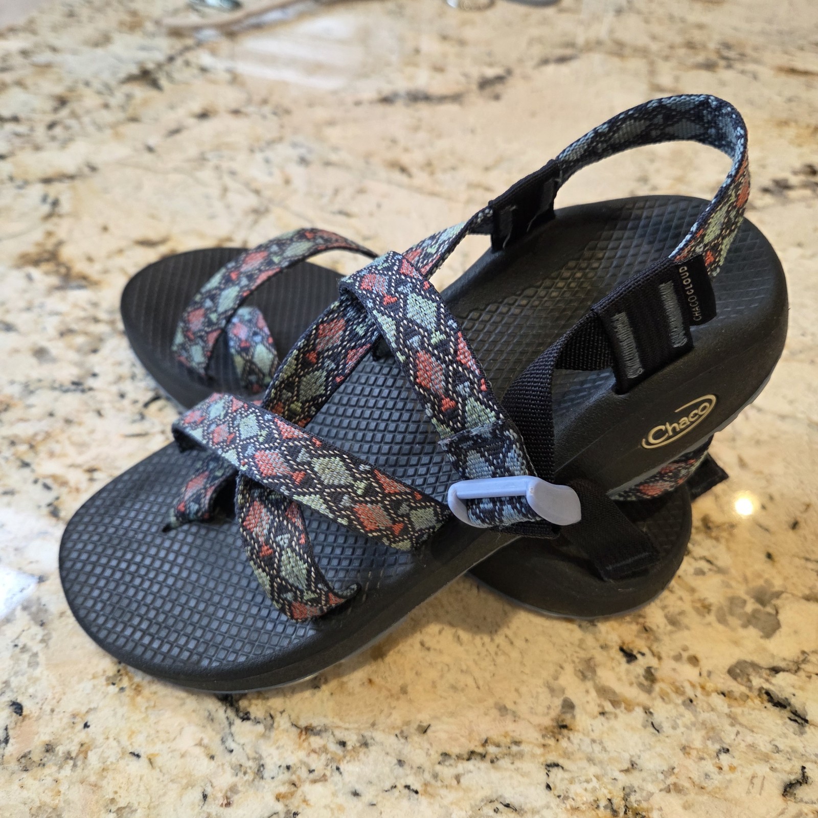 Chaco Z Cloud 2 Trace Eclipse Sport Sandals Women 9W Wide Hiking Camino Comfort