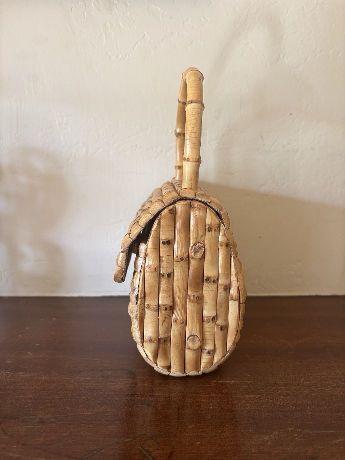 Glorinha Paranagua Bamboo Eberlee Purse Bag HTF Excellent