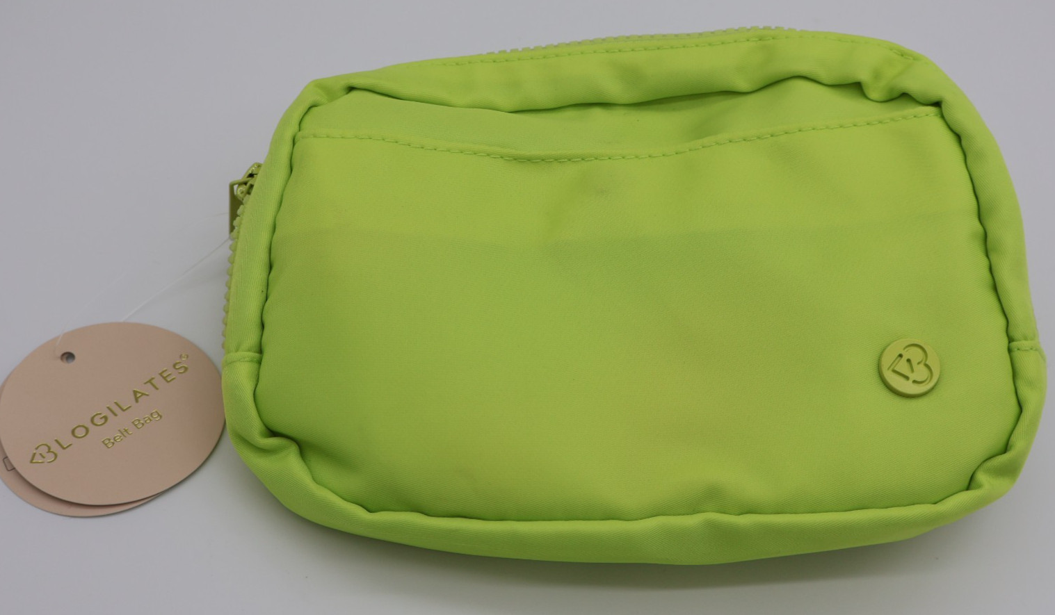 Blogilates Active Workout Belt Bag Lime Green NWT