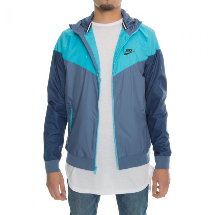 Nike Sportswear Windrunner Jacket Midnight Navy Blue Dusty Cactus 727324-413