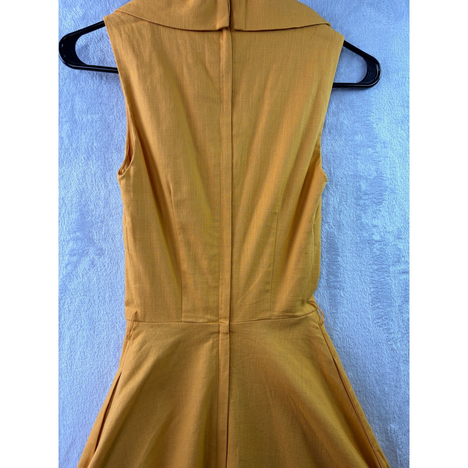 Collectif ModCloth Mustard Retro Swing Dress – Size 3XS – NWT