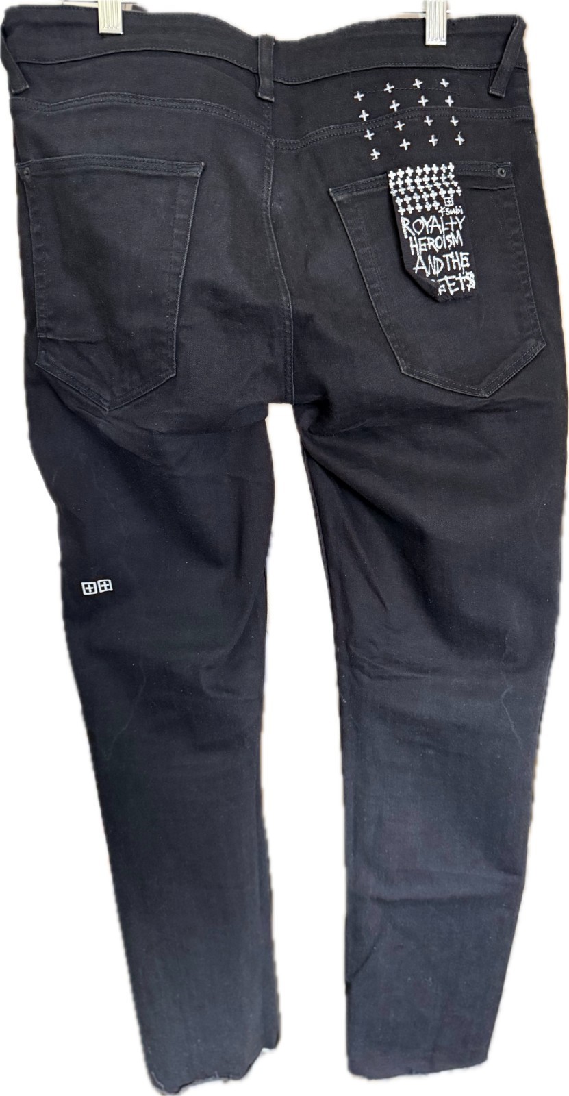 Ksubi Men’s Van Winkle Jeans 32×30 Black Skinny Stretch Denim NWT