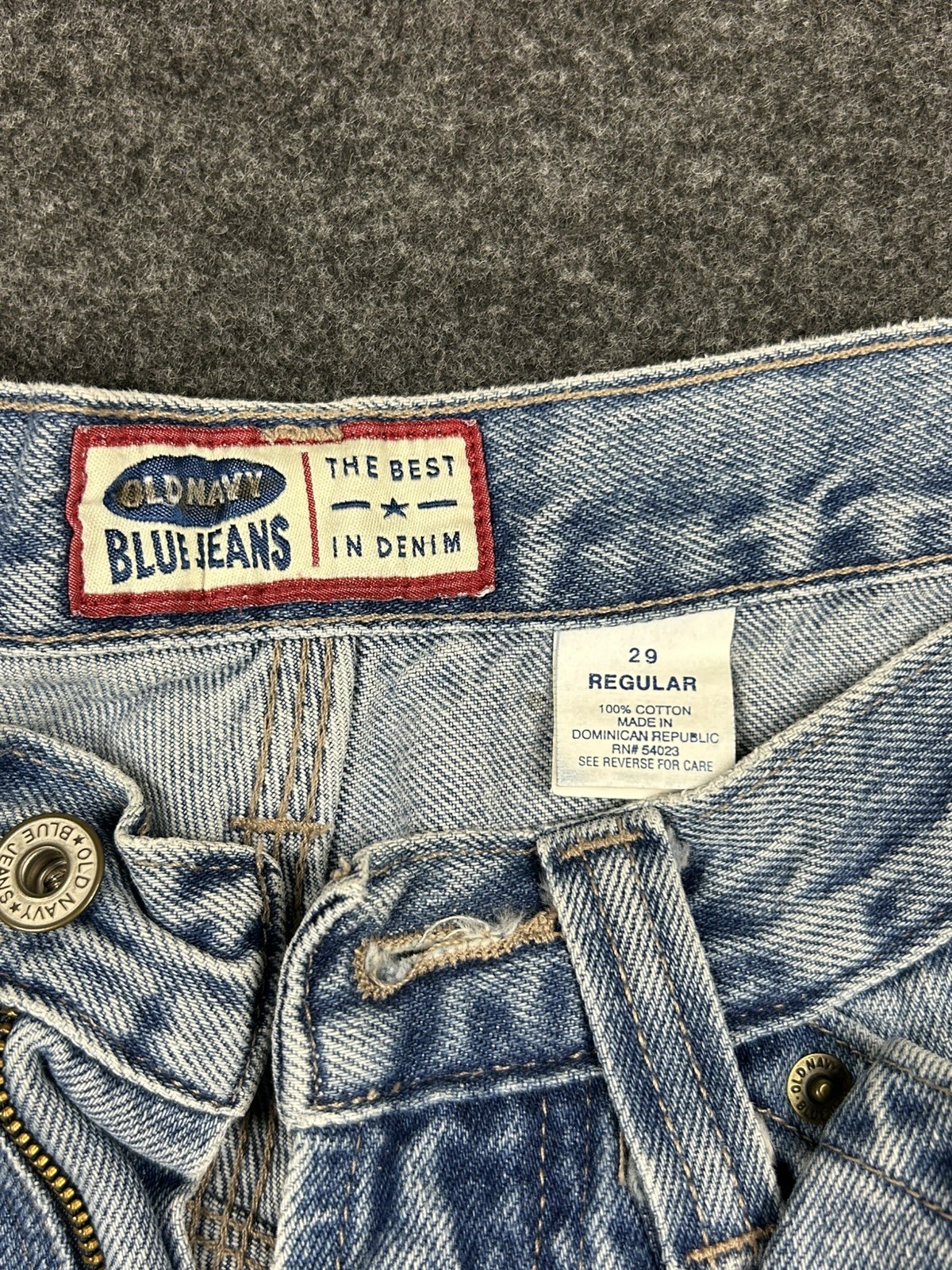 Vintage Y2K Old Navy Carpenter Painter Blue Jeans Men’s Size 29Wx30L Light Wash
