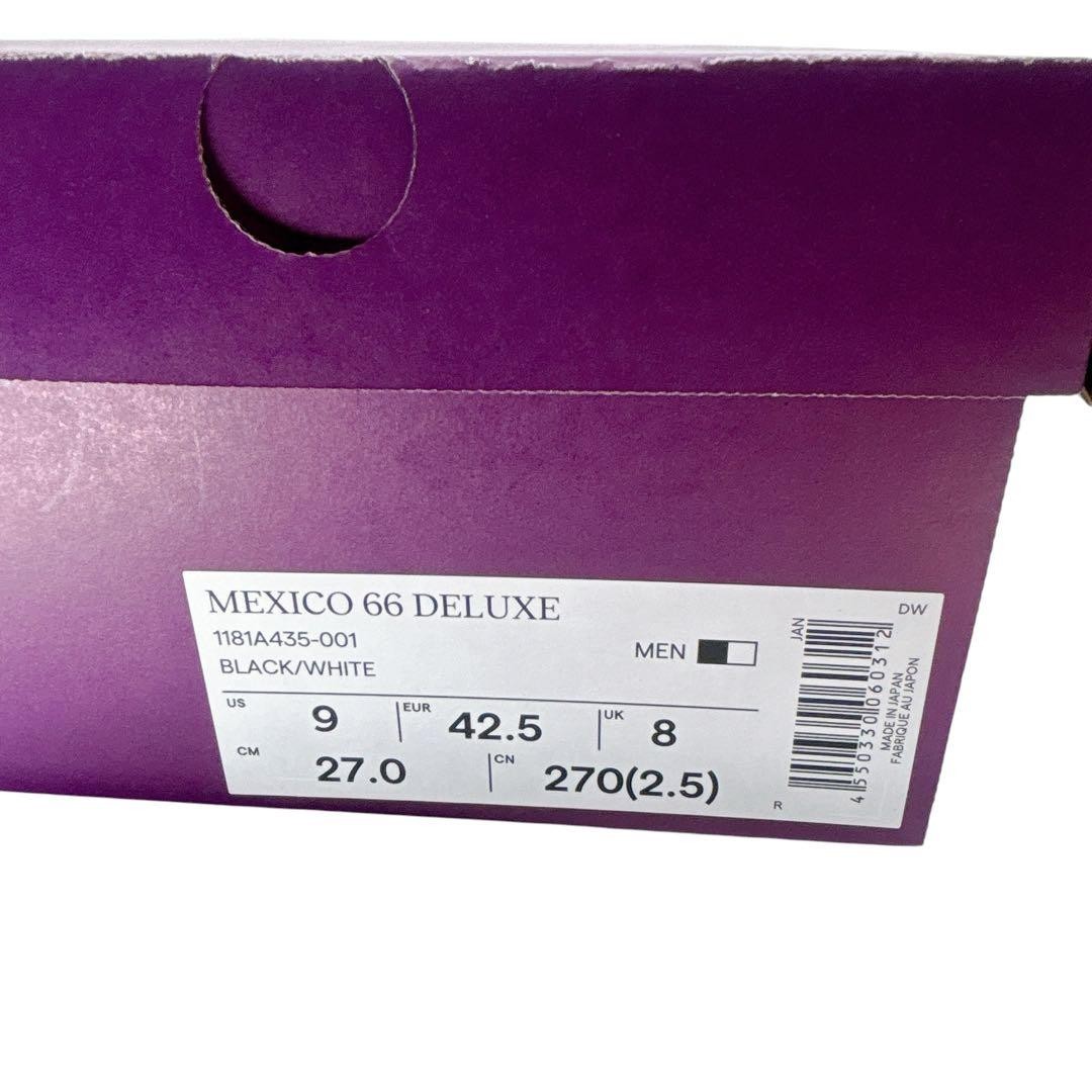 Onitsuka Tiger MEXICO 66 DELUXE Made in Japan Black 9