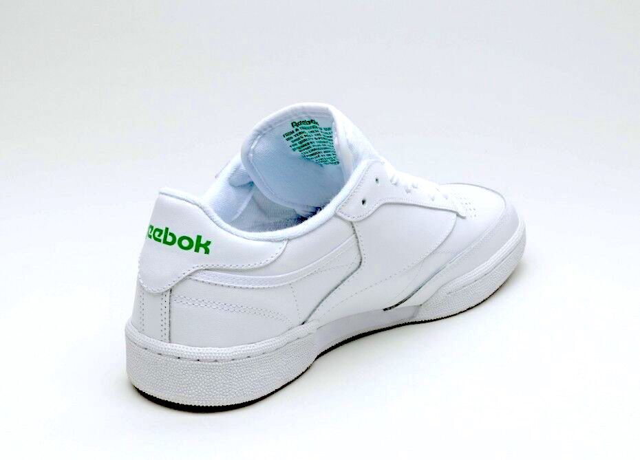 Reebok Classic Club C 85 White Glen Green AR0456 Mens Casual Shoes Sneaker