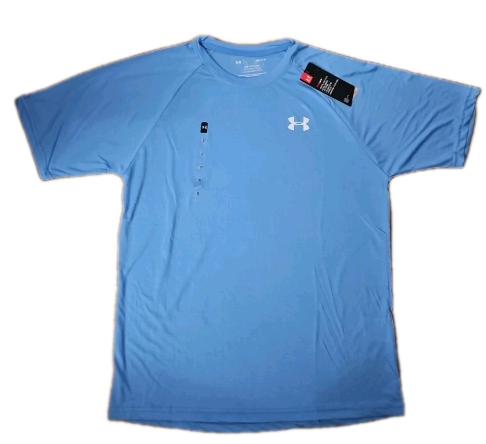 Under Armour Tech Tee Loose Men’s T-Shirt Short Sleeve Blue Sz Large NWT.