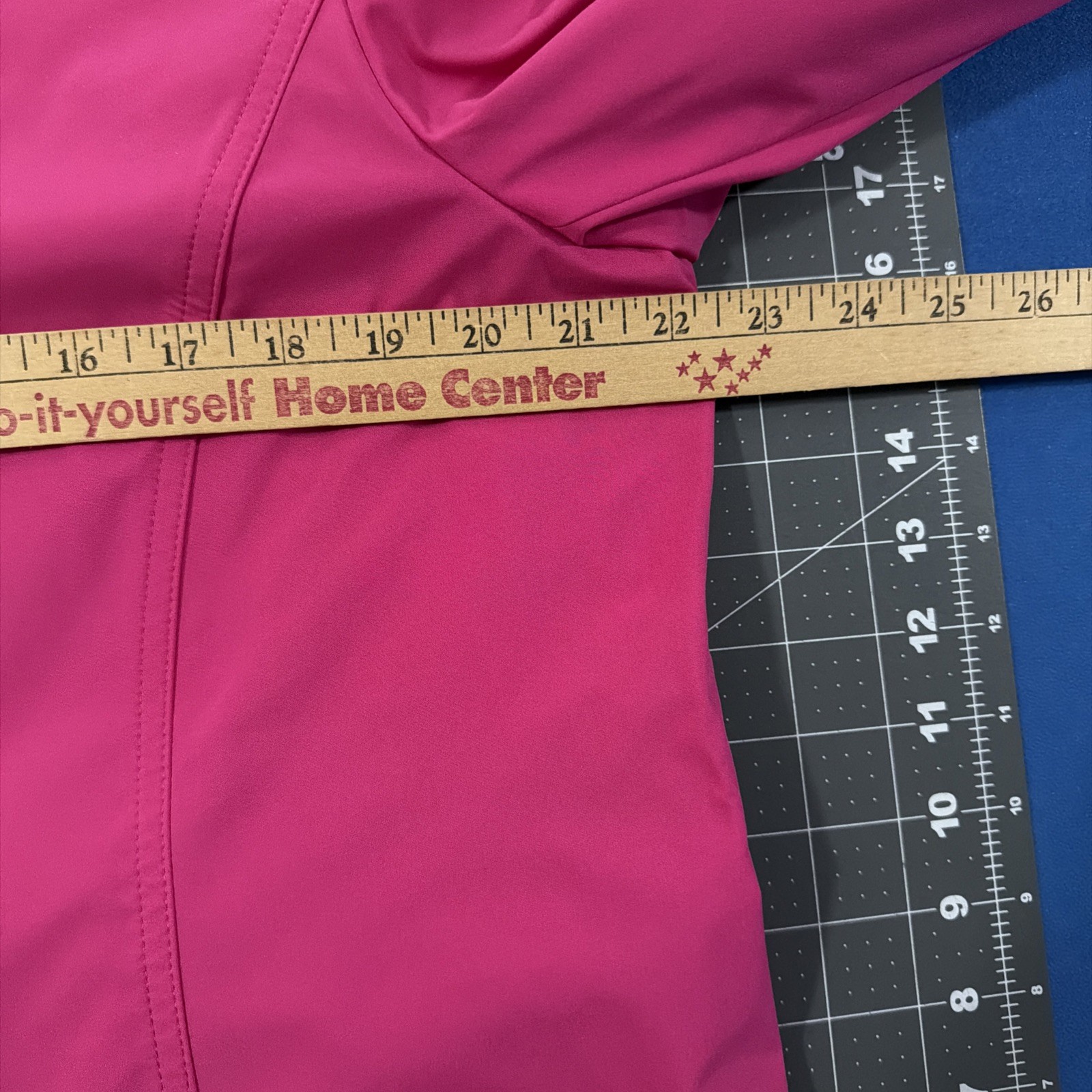 Dennis Basso A-Line Swing Coat / Jacket Women’s L Hot Pink/Purple Softshell -New