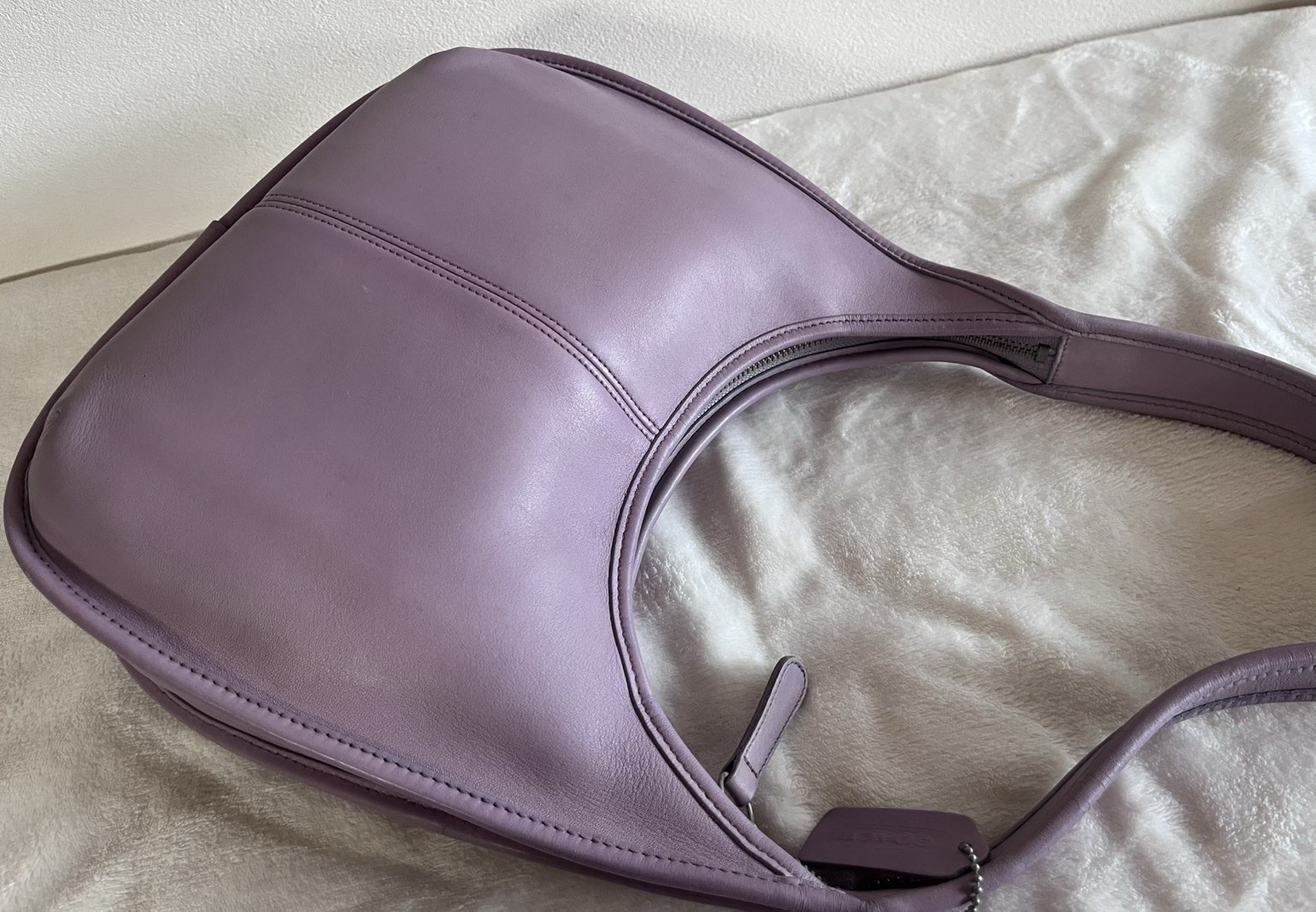 Coach MEDIUM C8C 9033 Vintage Lavender Leather Ergo Shoulder Bag