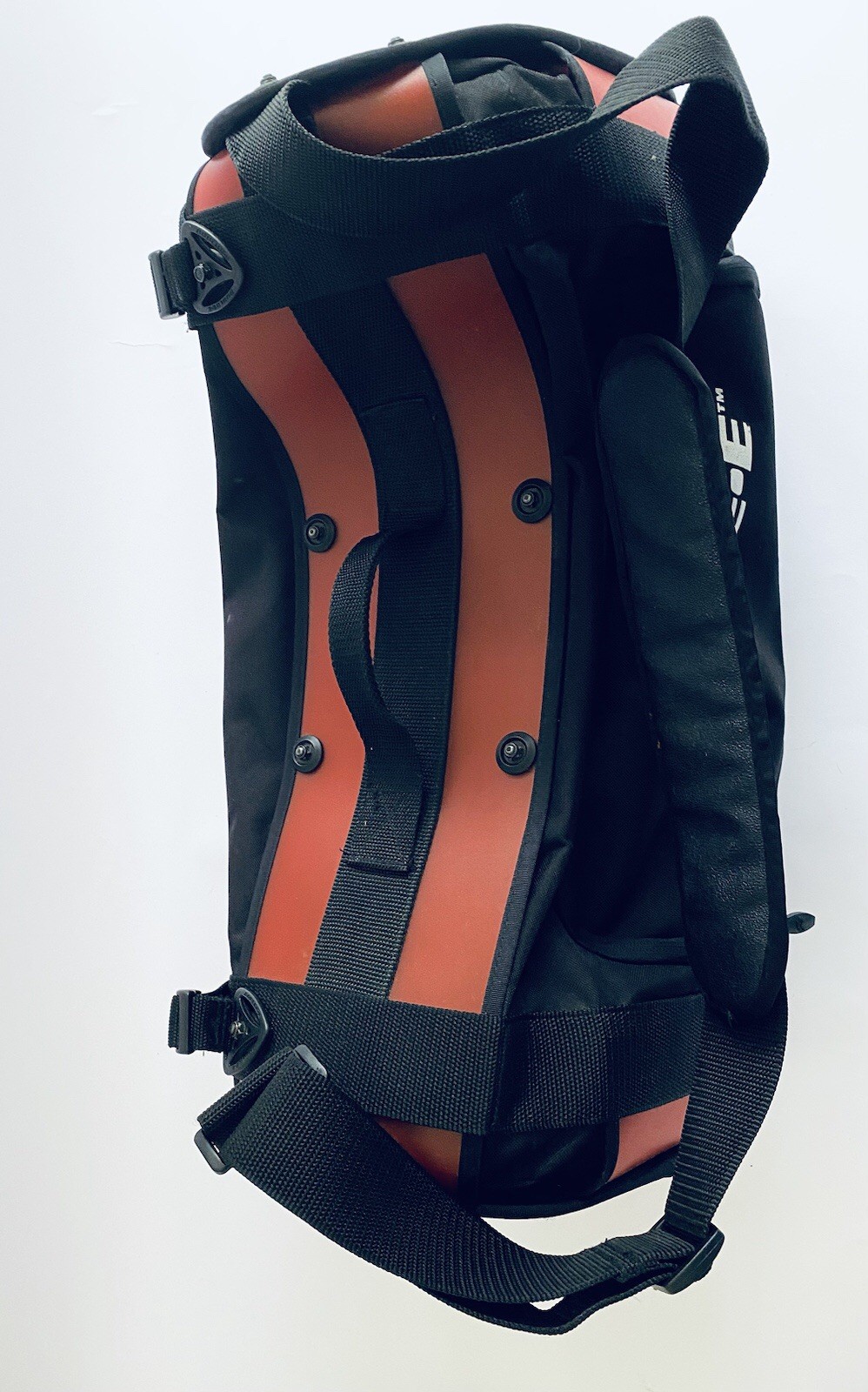 Boblbee Sport Hardshell Original Black + Orange Duffle Bag w/ Strap 22″ x 13.5″