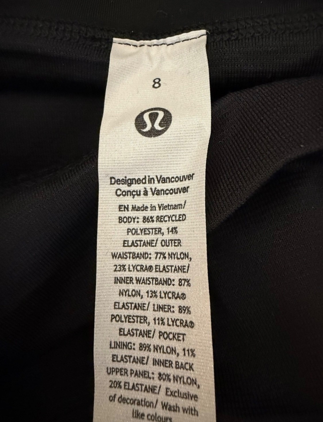 Lululemon Speed Up Lined Shorts Women 2.5” High Rise Black Size 8 NWT