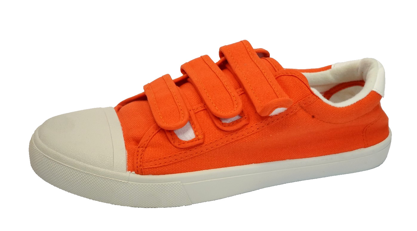 Bob Barker Orange Sneakers Size 10 Men Prison Inmate Shoes canvas Gripper Bob