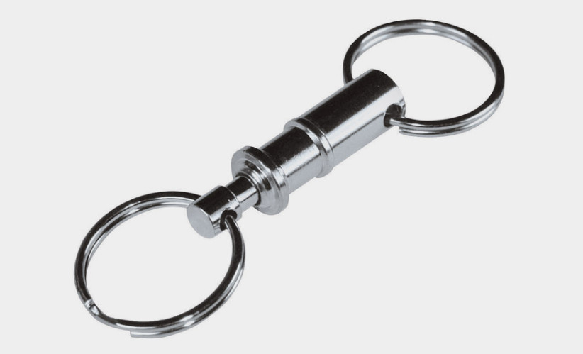 Hillman Valet KEY RING 1″ Diameter Metal Multi-functional Durable 1 pk 701709