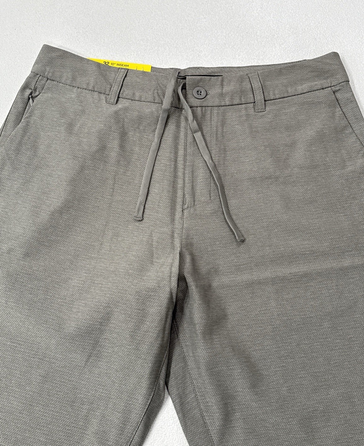 Hang Ten Men’s Regular Fit Hybrid Walk Shorts, Gray, Size 32