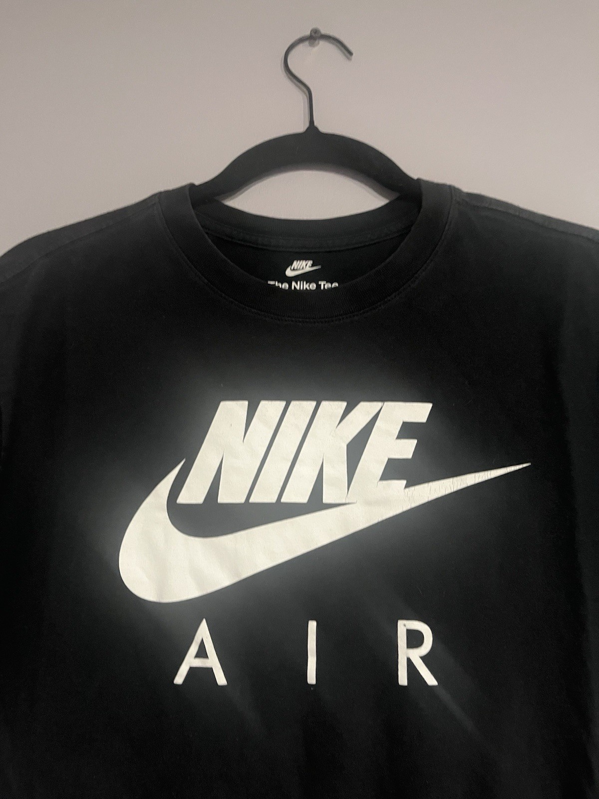 Nike Men’s T-Shirt Athletic Logo Swoosh Printed Active Size M