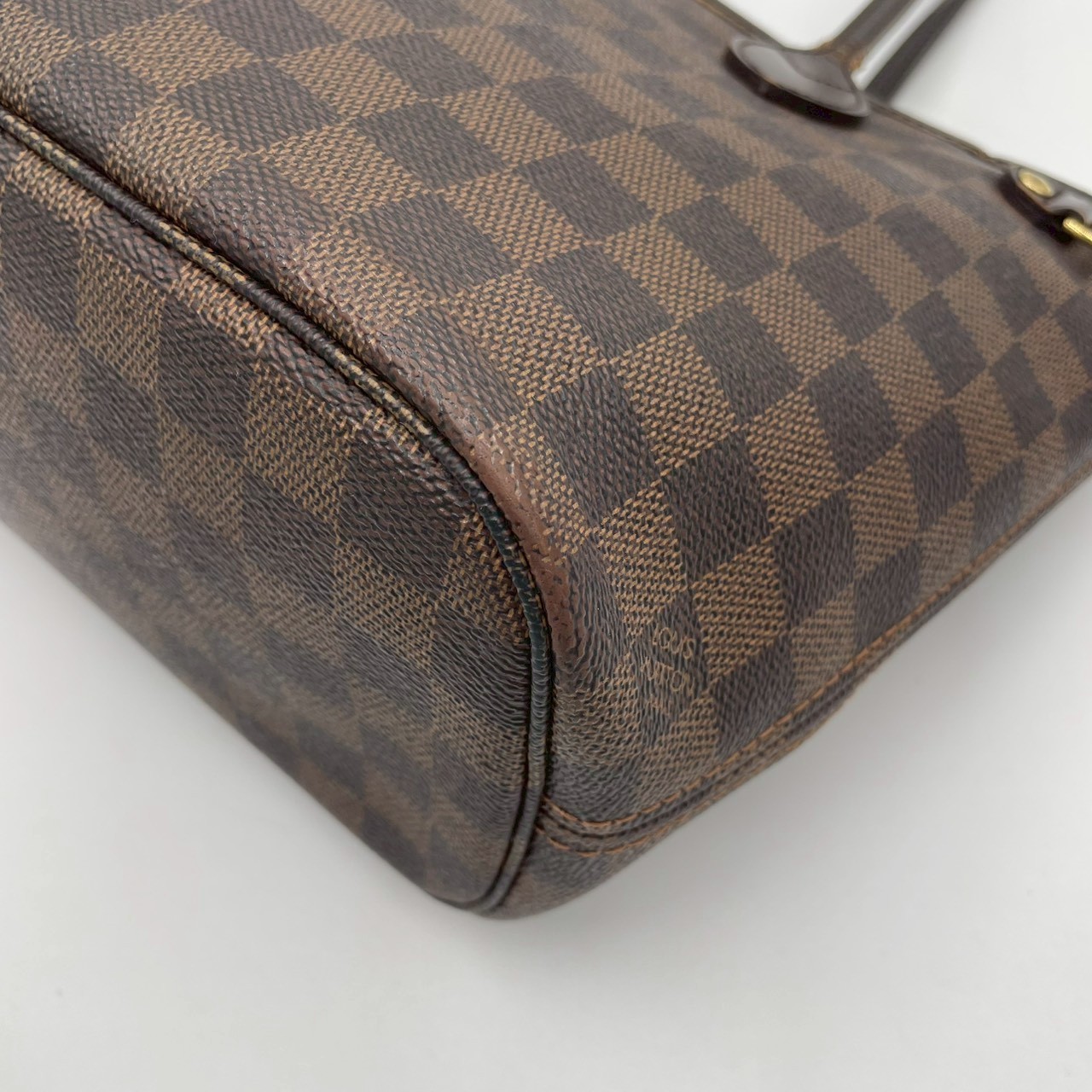 LOUIS VUITTON Damier Ebene Neverfull PM N51109 Tote Bag Brown Women’s 2467