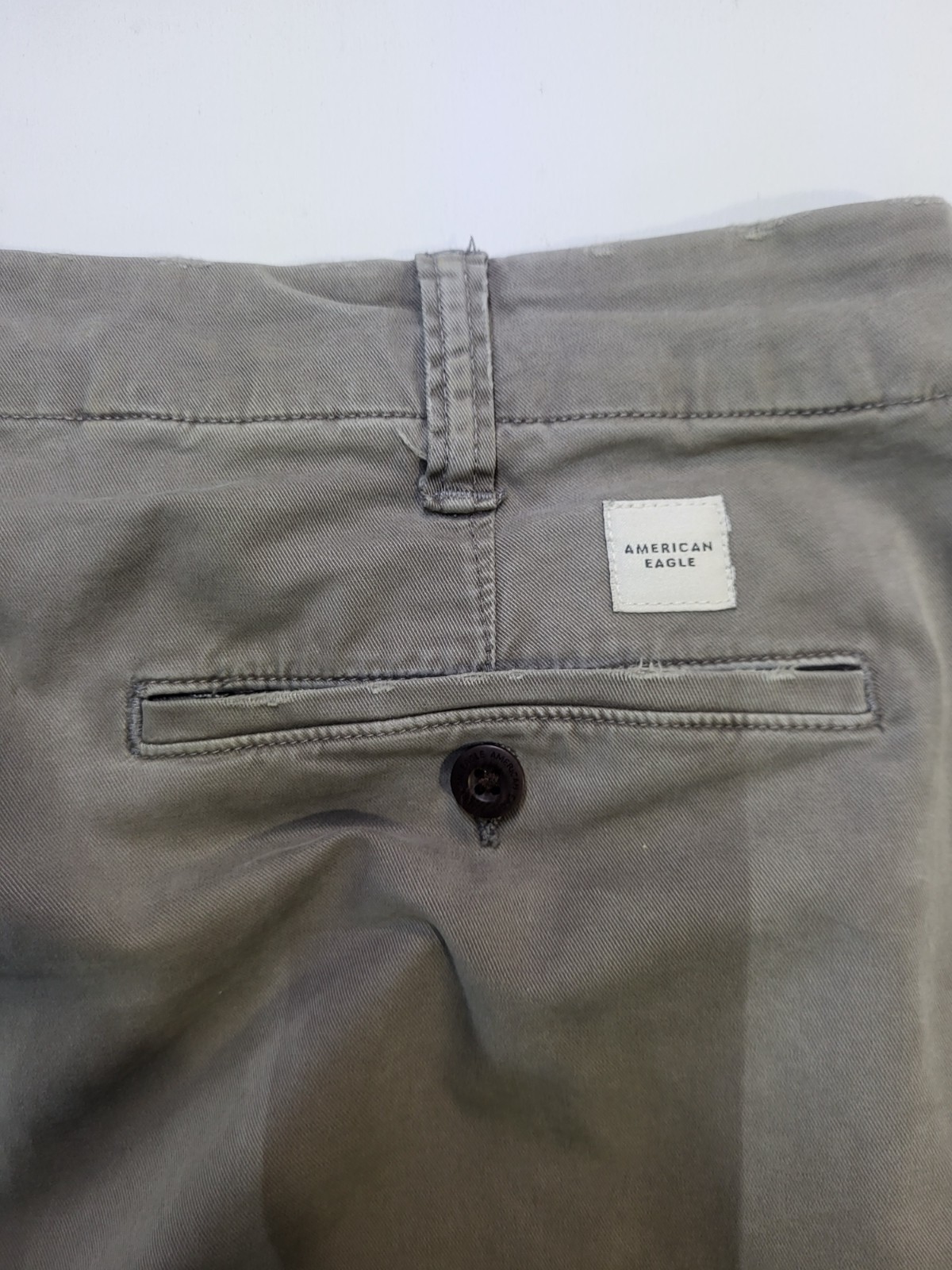American Eagle Flex Khaki Chino Pants Men’s 34×32 Slim Straight Stretch