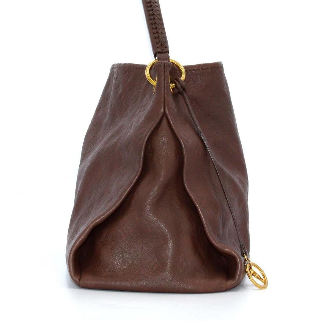 Louis Vuitton Artsy MM Monogram Empreinte M94171 Shoulder Bag Brown Leather