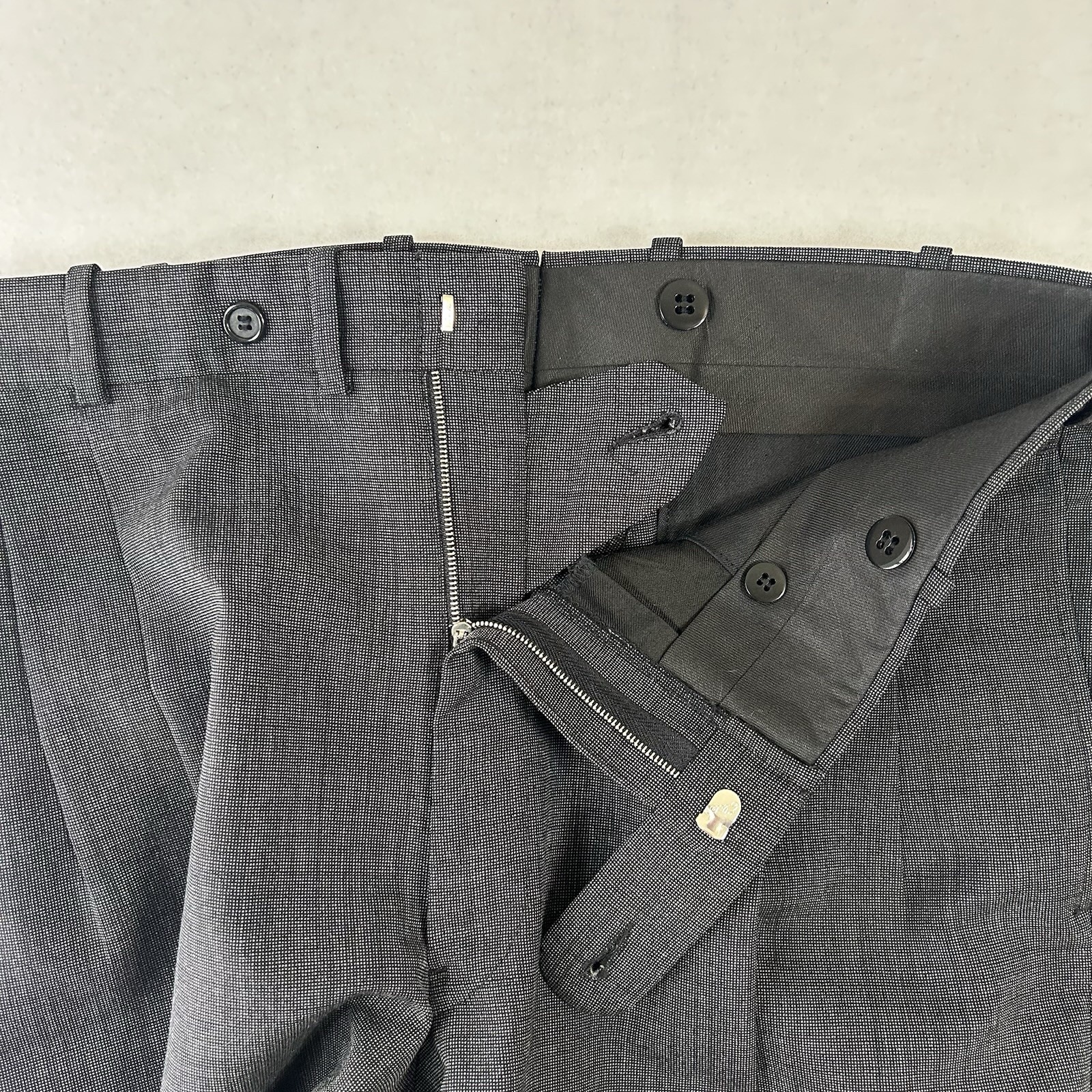 Corporate Image Tom James Gray Suit Mens 42 Blazer Pants 33×29