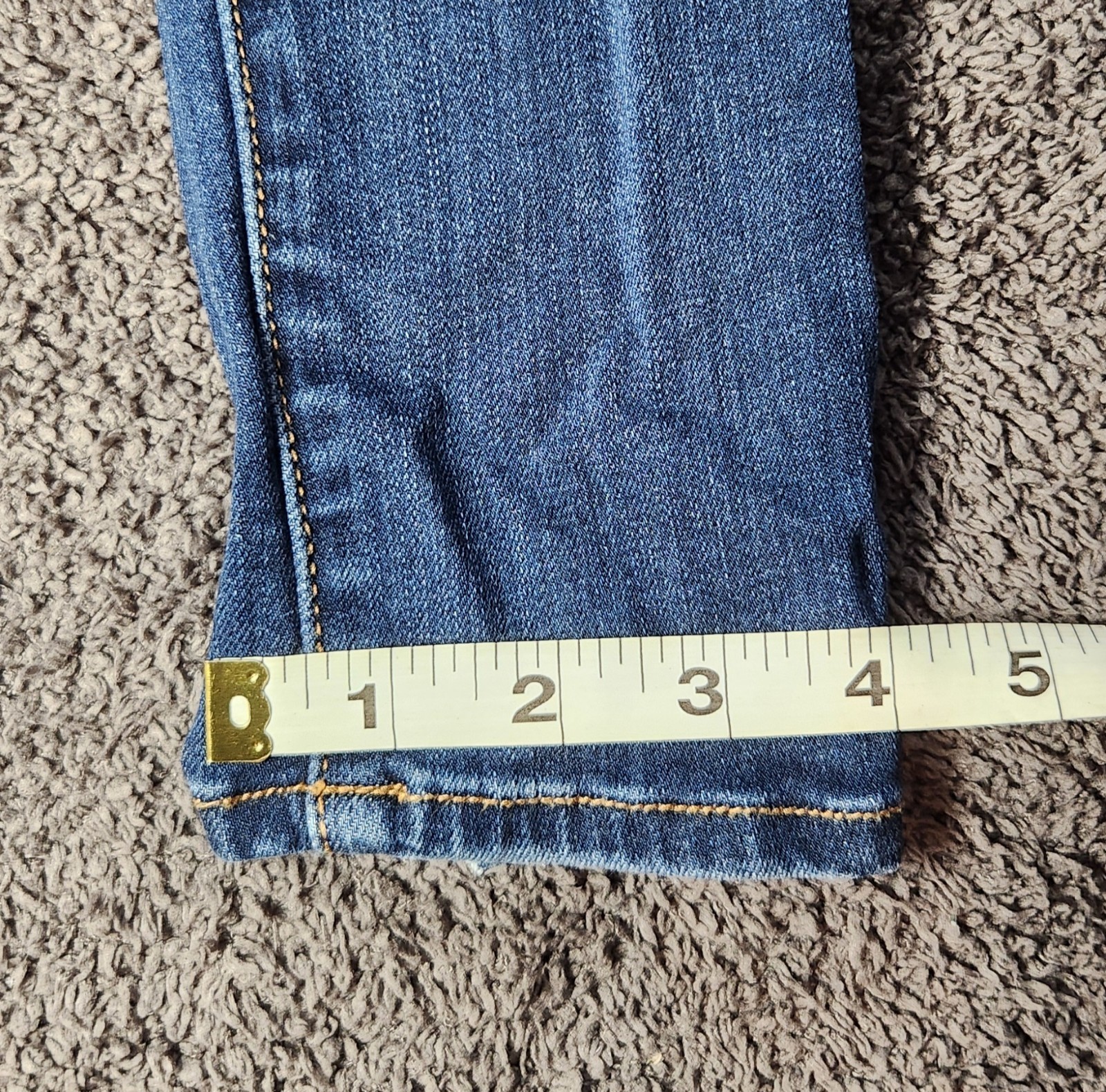 Dark Wash Destroy American Eagle Outfitters Low Rise Jeggings Skinny Jeans 2 Y2K