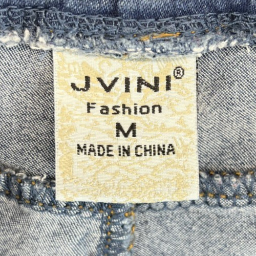 Jvini Fashion Jeans – Womens Size M – Blue – Pull On Jegging – Stretch (4585)