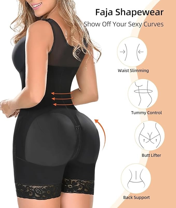 Fajas Colombianas Reductoras Levanta Cola #BBL Girdle Post Surgery Body Shaper